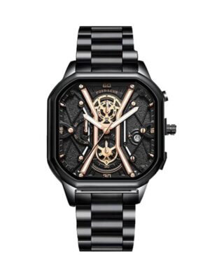 Poedagar Square Dial Quartz Waterproof Wristwatch
