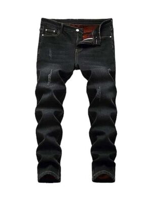Elegant Classic Casual Style Straight Men Denim Jeans