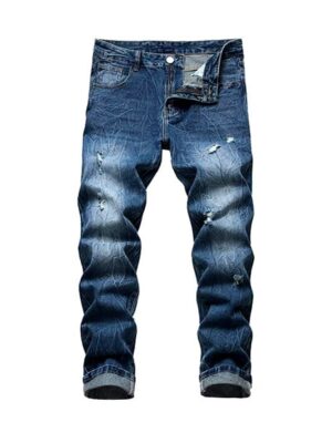 New Classic Design Casual Straight Style Men Denim Jeans