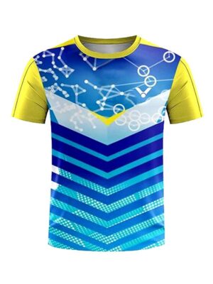 Hawaiian Serenity Style Print Short Sleeve Men T-Shirt