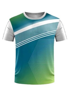 Tropical Vibes Style Print Short Sleeve Men T-Shirt