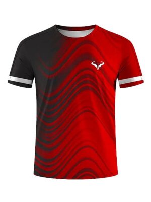 Fitness Sports Style 3D Print Short Sleeve Men T-Shirt
