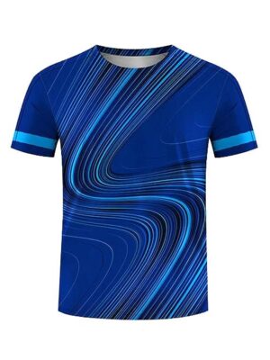 Street Art Style Print Short Sleeve Men T-Shirt