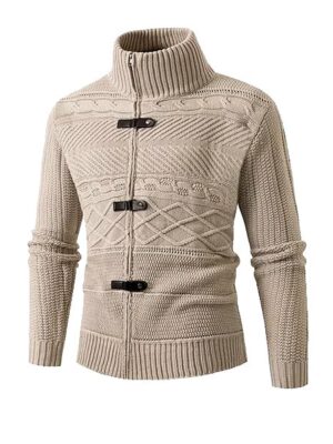 Turtleneck Slim Style Woolen Long Sleeve Men Sweater